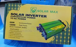 High-Efficiency Solar Max 600w Inverter – Portable and Safe Design