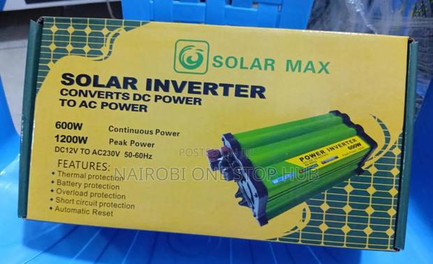 High-Efficiency Solar Max 600w Inverter – Portable and Safe Design