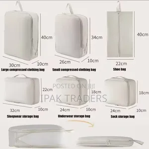 *6pcs Set Compressible Luggage Travel Bags*