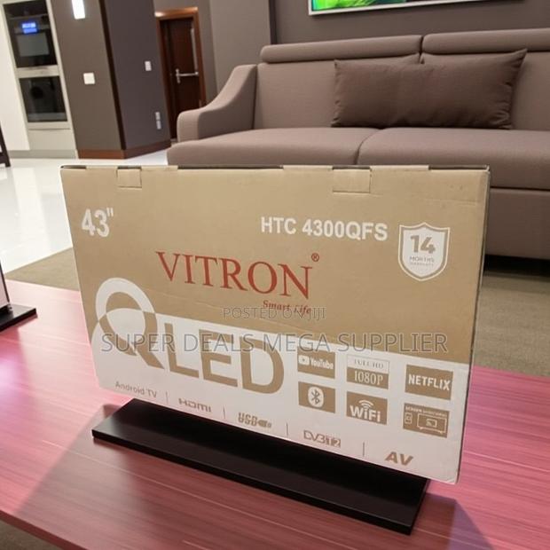 Vitron 43 Inch Qled Smart Android Digital Led Tv With Warranty - thumbnail 2