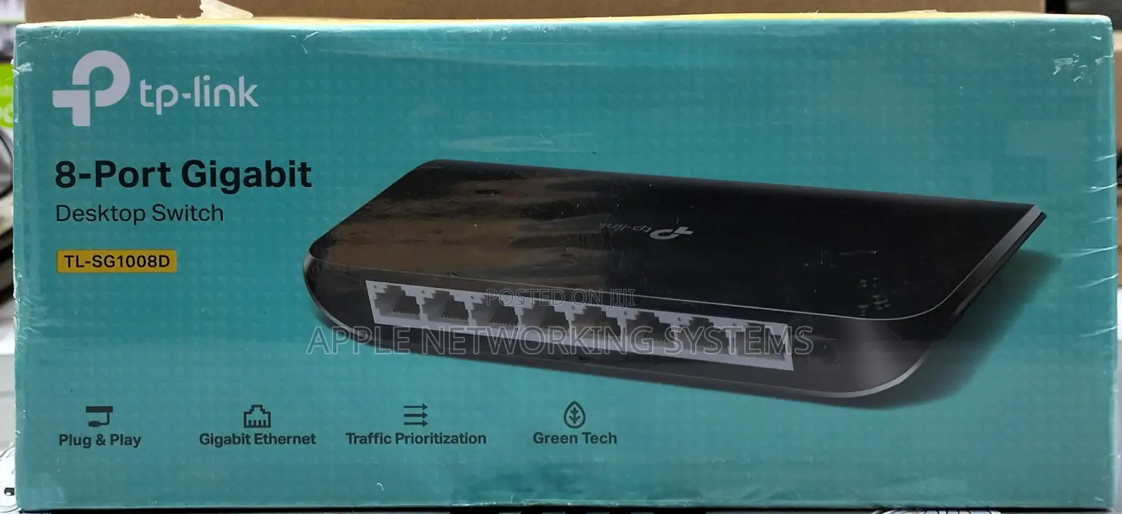 Tp-Link 8 Port Gigabit Desktop Switch Tl-Sdg1008d