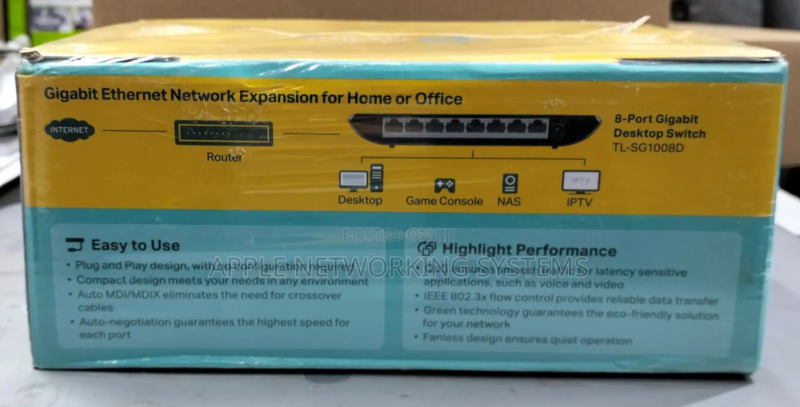 Tp-Link 8 Port Gigabit Desktop Switch Tl-Sdg1008d