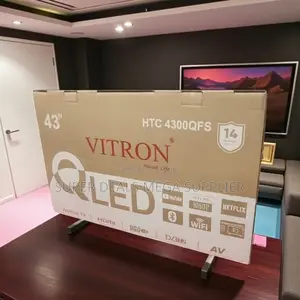 Vitron 43 Inch Qled Smart Android Tv With Netflix and Youtube