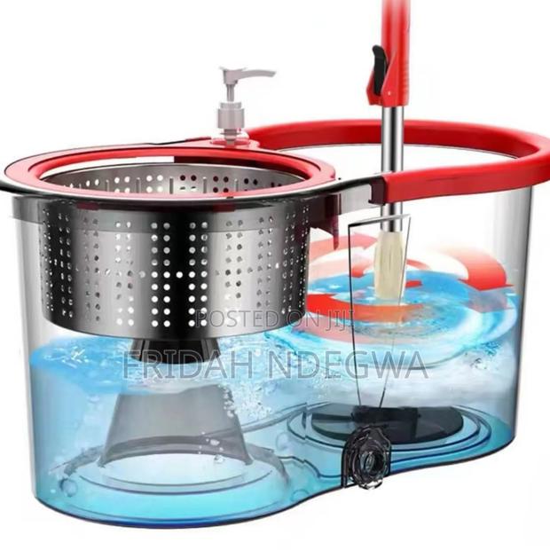 *360° Magic Spin Mop Bigger Size With Metallic Insert*