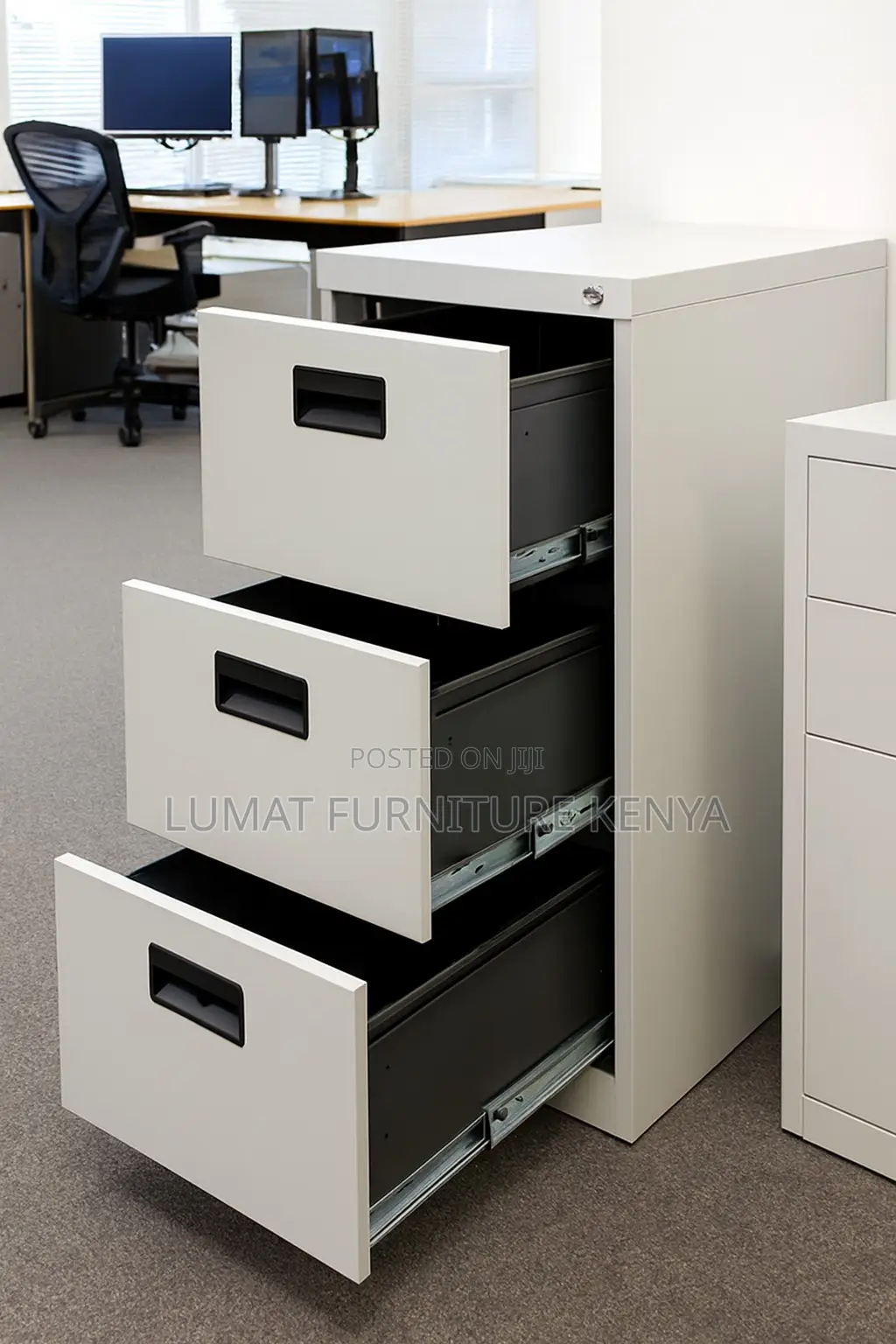 Document Storage 3 Office Drawers