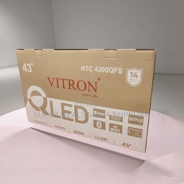 Vitron 43 Inch Qled Smart Android Tv With High Definition Display - thumbnail 2