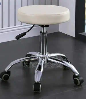 Home Stool; Adjustable Rolling Ergonomic Swivel Stool for Spa and Lab