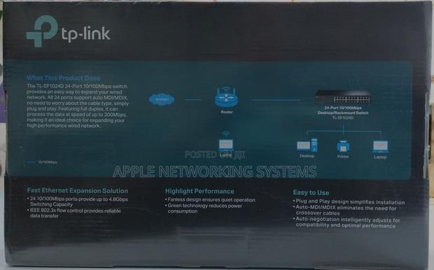 Tp-Link 24-Port 10/100mbps Desktop/Rackmount Switch - thumbnail 2