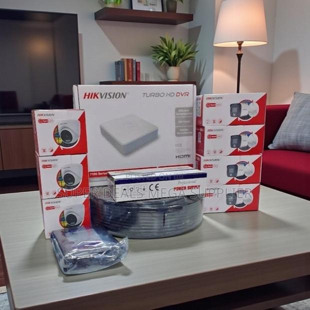 8 Smart Hybrid Colored Night Vision Hikvision 1080p 2mp CCTV Kit