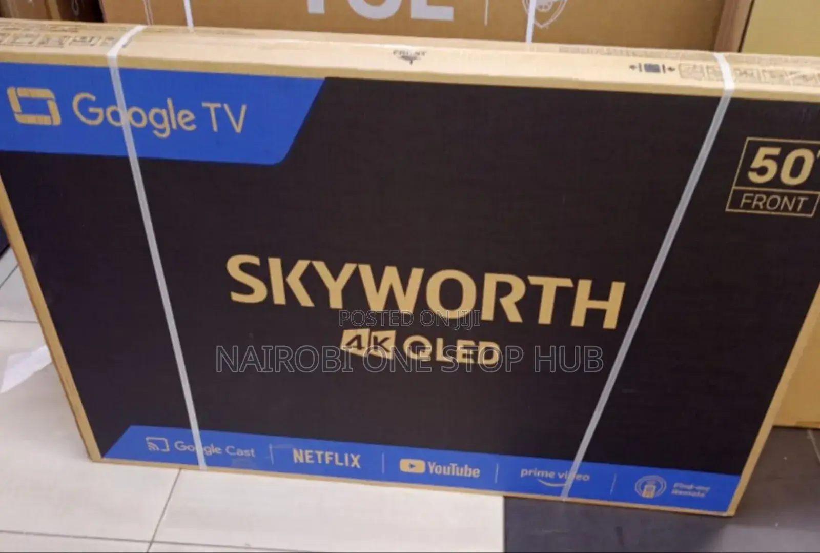 Skyworth 50" Smart Qled Tv With Google Tv