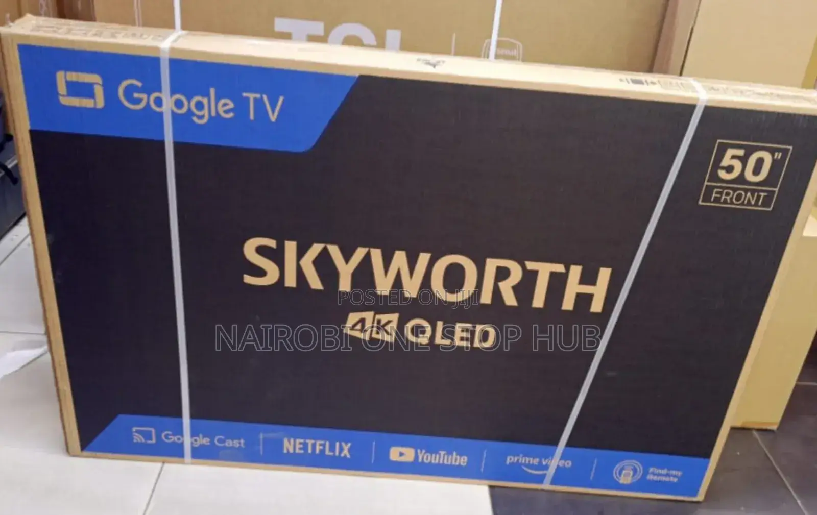 Skyworth 50" Smart Qled Tv With Google Tv