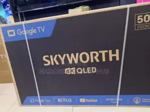 Skyworth 50" Qled Tv With Netflix, Youtube Prime Video