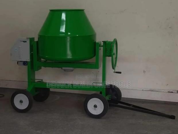 Electric Powered Concrete Mixer - main view