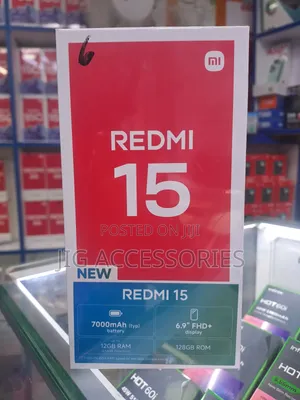 New Xiaomi Redmi 15 128 GB Black