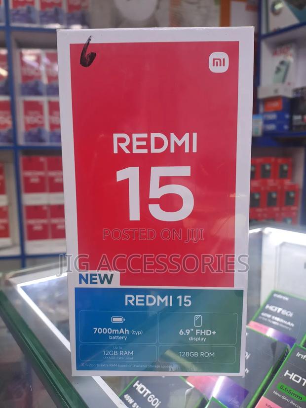 New Xiaomi Redmi 15 128 GB Black