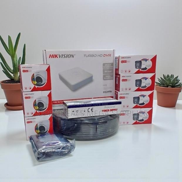 Hikvision 8 Smart Hybrid Colored Night Vision 2mp Security Package