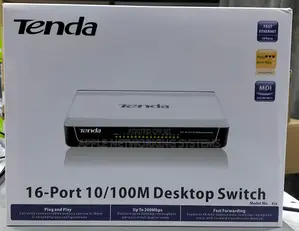Tenda 16 Port 10/100m Desktop Switch S16