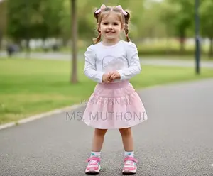 Two Piece Quality Girls Skirt Set 2-5yrs