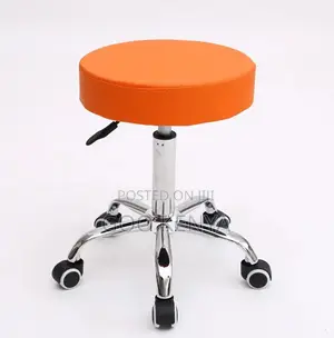 Home Stool; Adjustable Rolling Ergonomic Swivel Stool for Spa and Lab