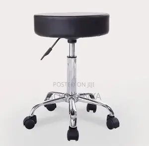 Home Stool; Adjustable Rolling Ergonomic Swivel Stool for Spa and Lab