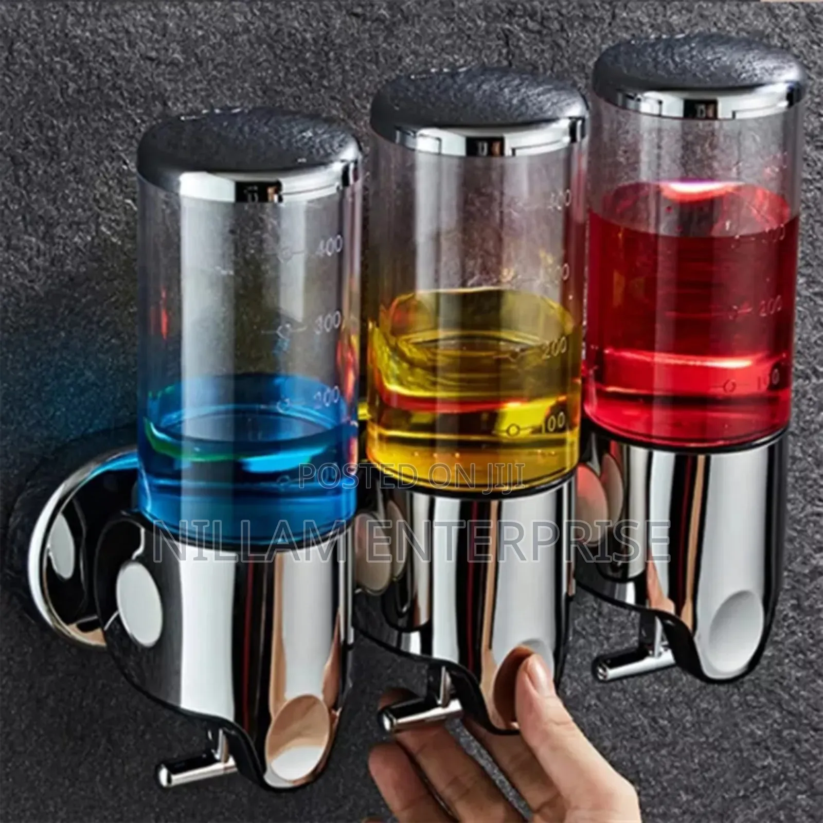 Wall-Mounted Multi-Chamber Soap Dispenser*