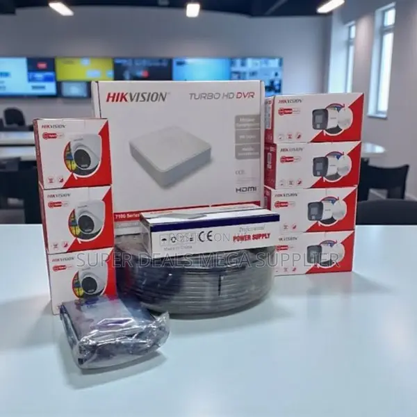 8 Smart Hybrid Colored Night Vision Cloud Backup CCTV Full Kit