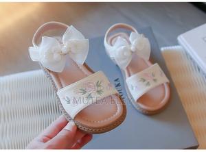 Off White Soft Pink Kids Summer Sandals - thumbnail 2