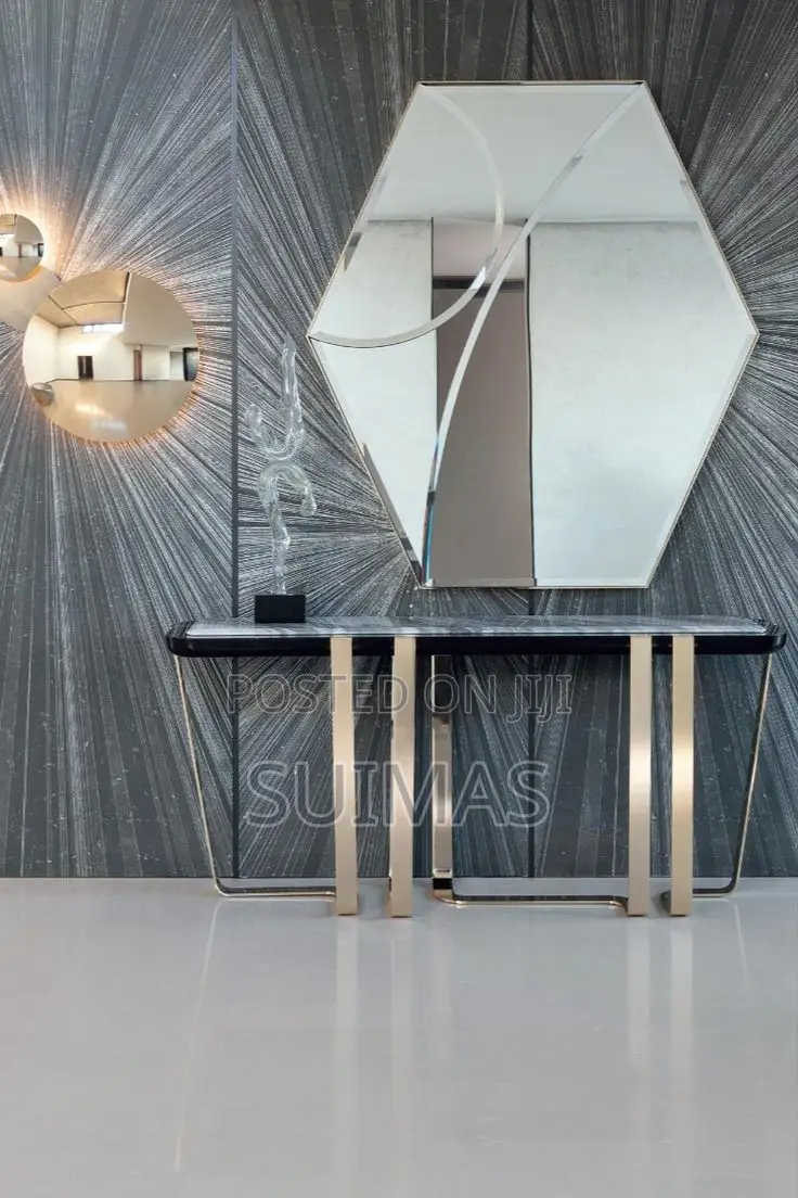 Beveled Octagonal Bathroom Mirrors