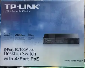 Tp-Link 8-Port 10/100mbps Desktop Switch With 4-Port Poe