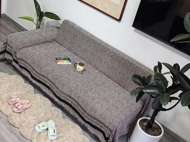 Reversible Chenille Cotton Sofa Covers - main view