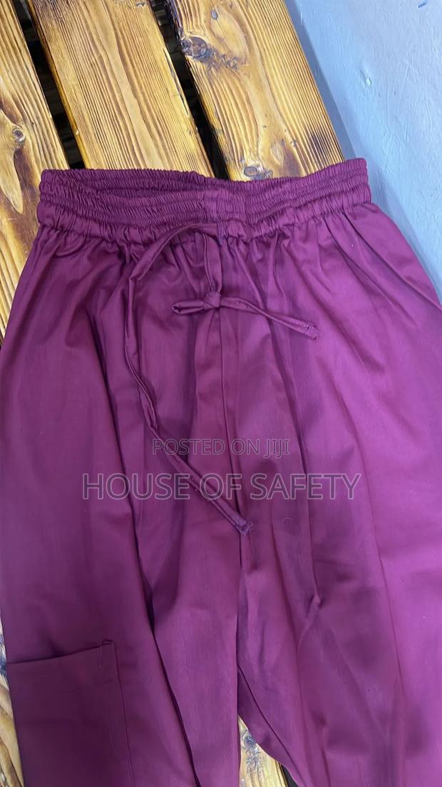 Maroon Nurse Pants - thumbnail 3