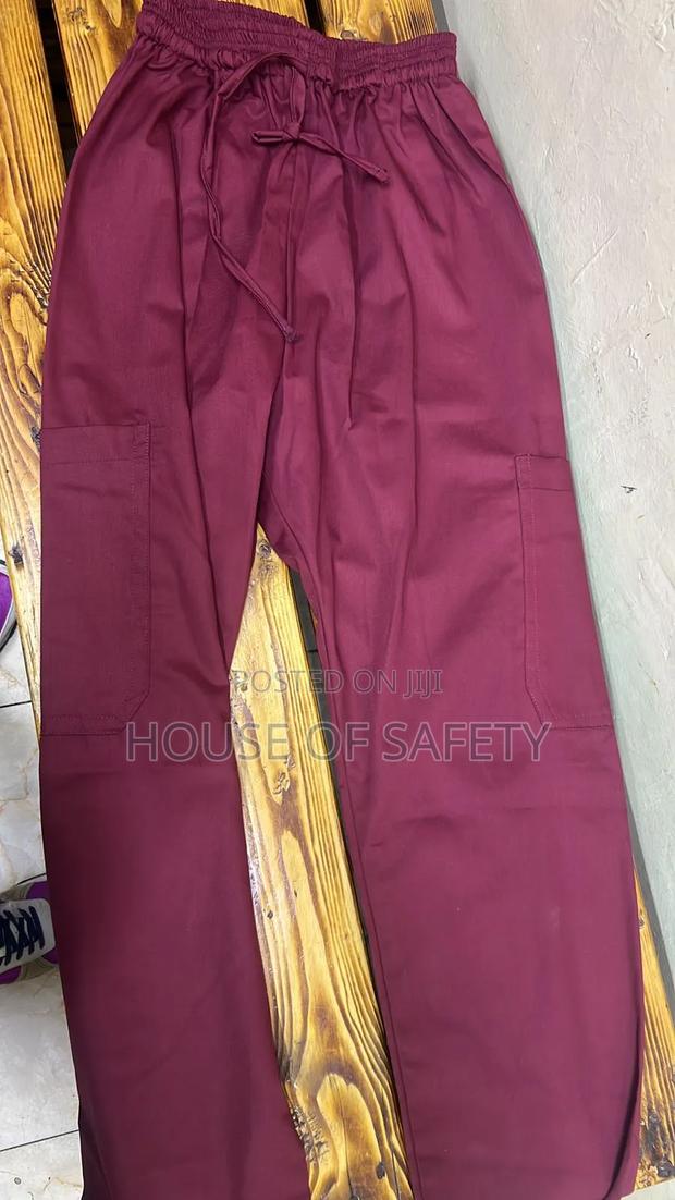 Maroon Nurse Pants - thumbnail 4