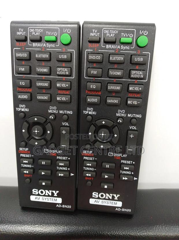 Original Sony Hometheatre Remote - main view