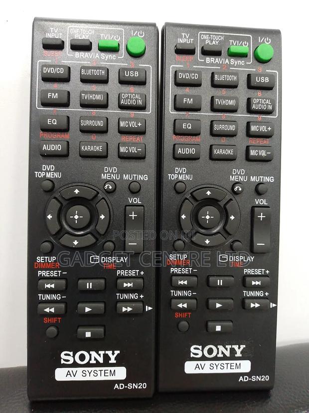 Original Sony Hometheatre Remote - thumbnail 2