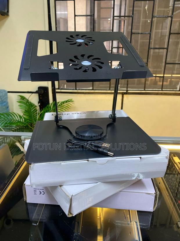 360° Degree Laptop Stand With 2 Funs