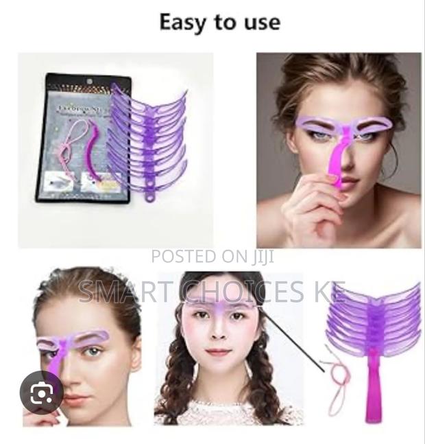 8 Pieces Eyebrow Stencil 8 Styles