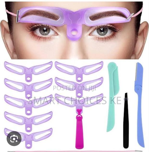 8 Pieces Eyebrow Stencil 8 Styles - thumbnail 2