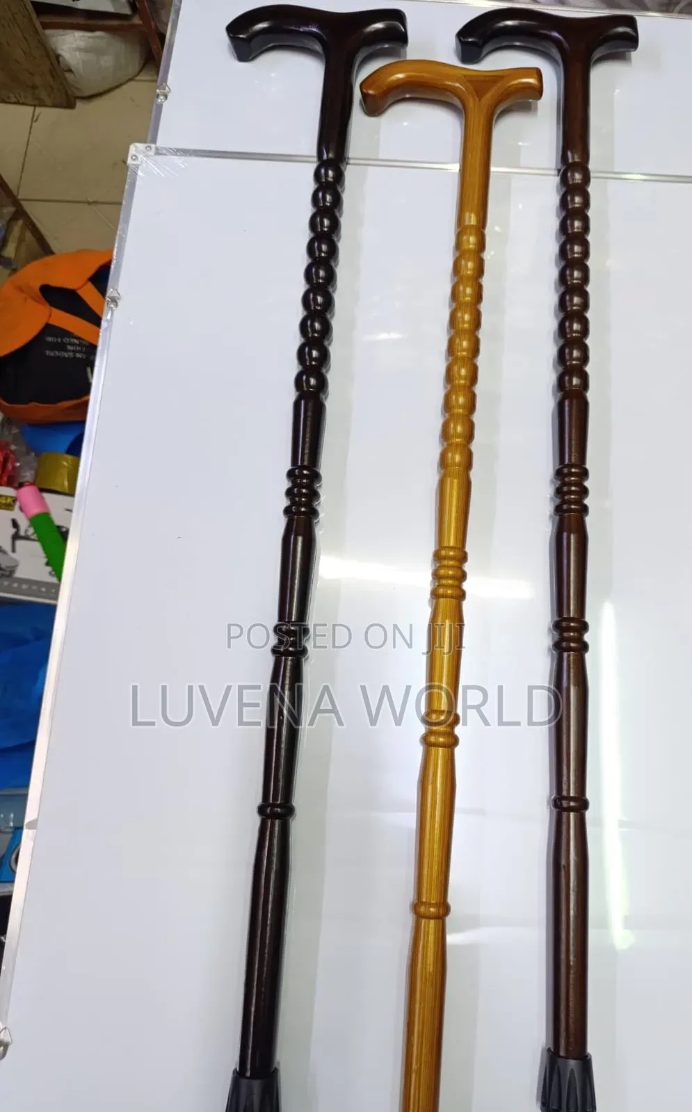 Mahogany Wooden Walking Sticks