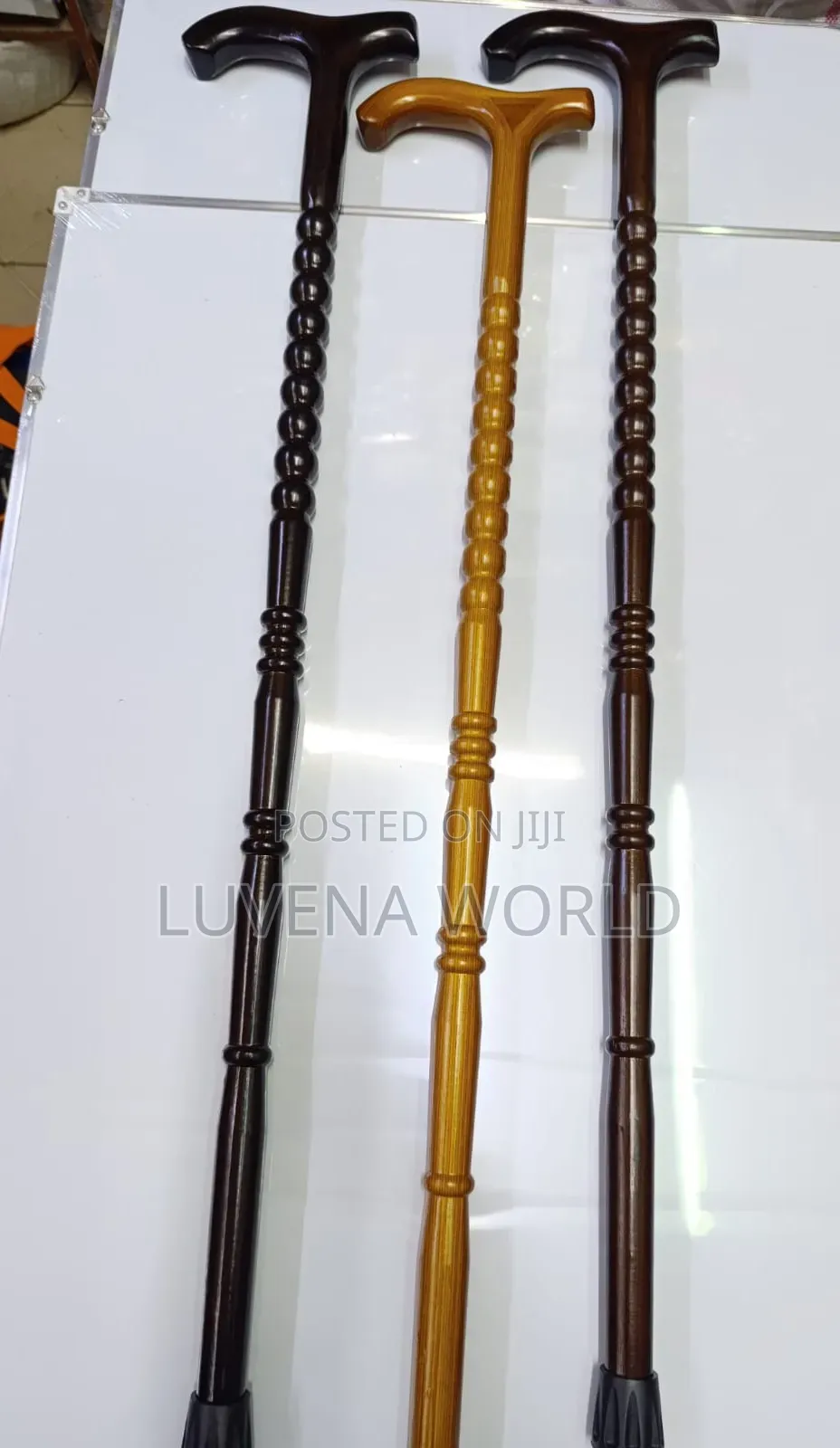 Mahogany Wooden Walking Sticks