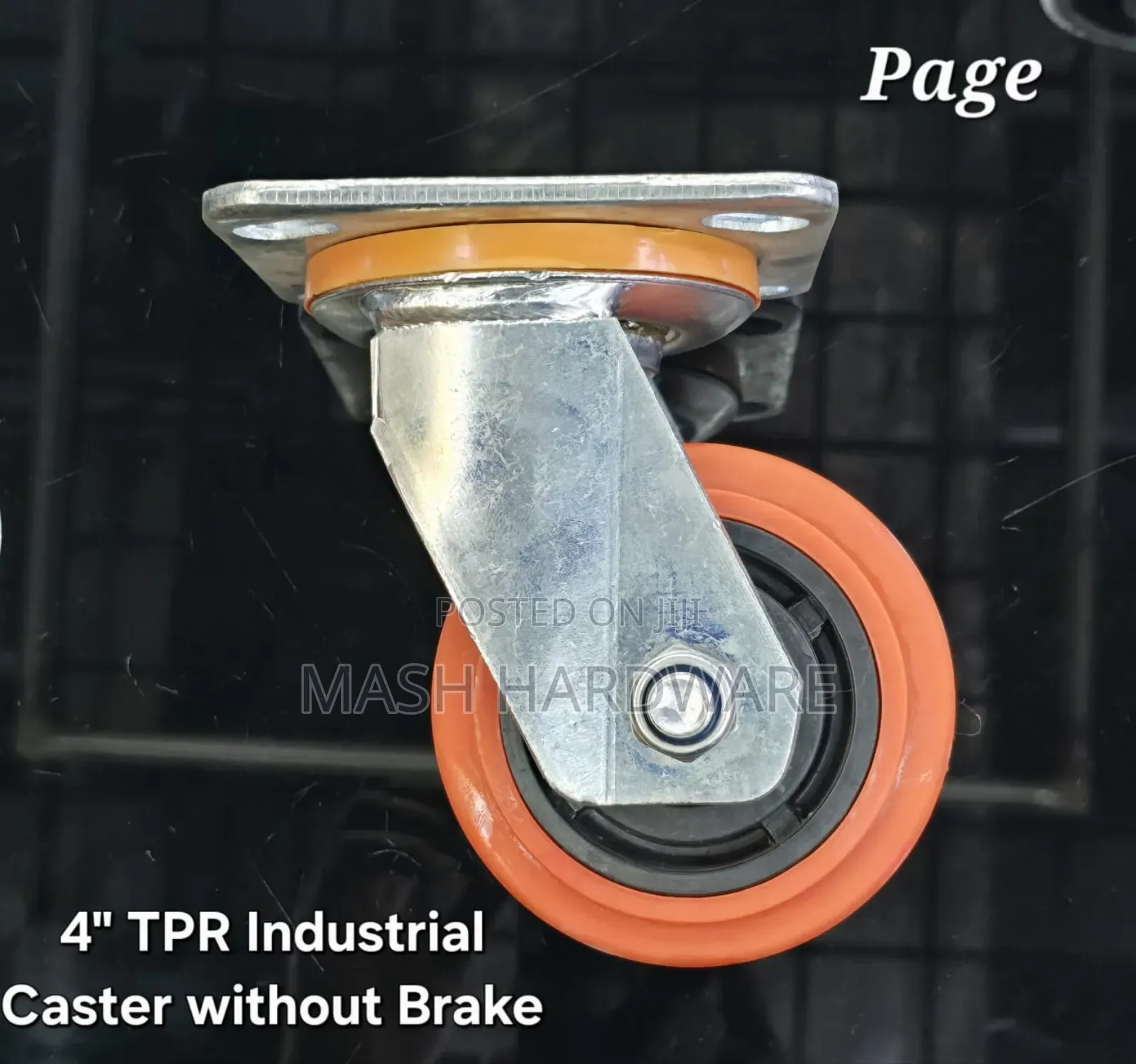 4" Industrial Caster Without Brakes