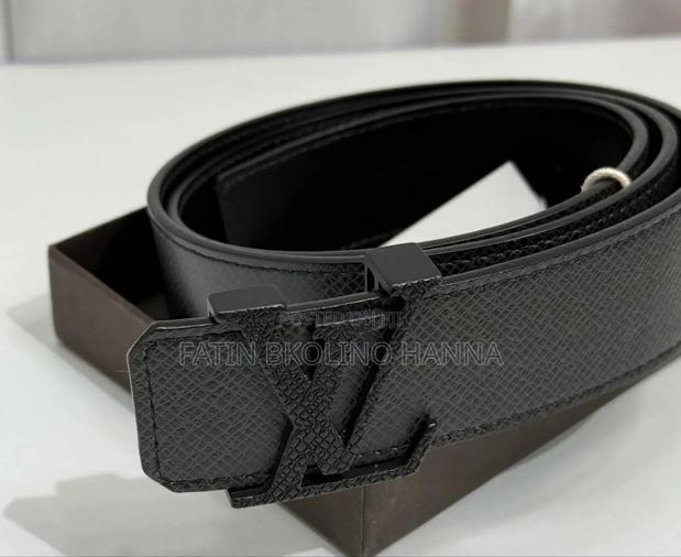 Black Louis Vuitton Belt Men - thumbnail 2