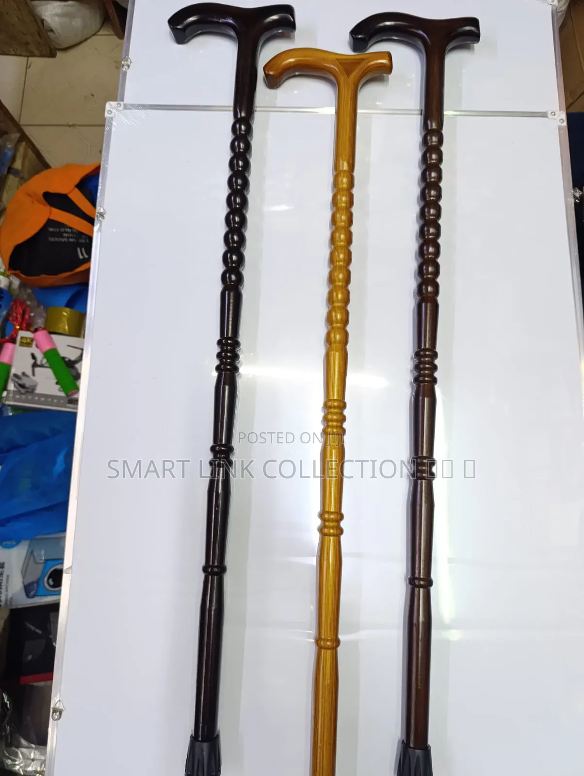 Mahogany Wooden Walking Sticks.