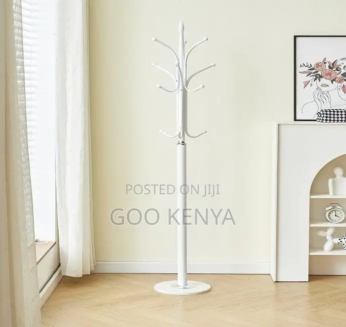 Home Hanger; Tree Ironwork Floor Storage Hanging Clothes Coat Rack