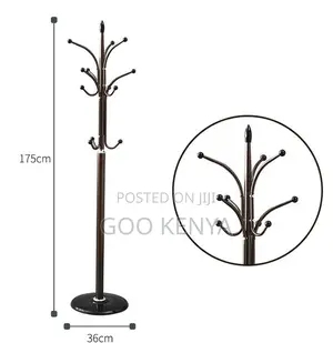 Home Hanger; Tree Ironwork Floor Storage Hanging Clothes Coat Rack