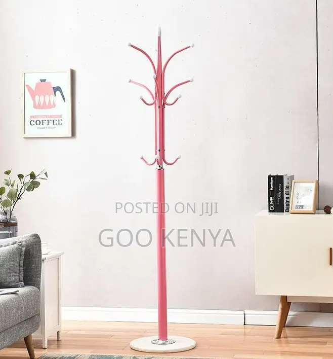 Home Hanger; Tree Ironwork Floor Storage Hanging Clothes Coat Rack