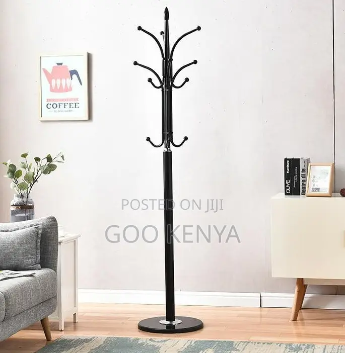 Home Hanger; Tree Ironwork Floor Storage Hanging Clothes Coat Rack