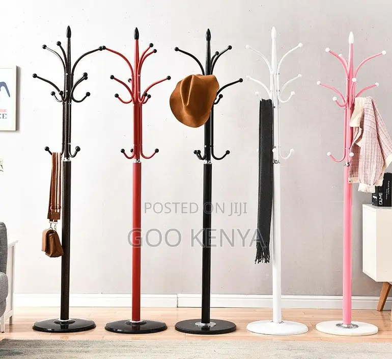 Home Hanger; Tree Ironwork Floor Storage Hanging Clothes Coat Rack