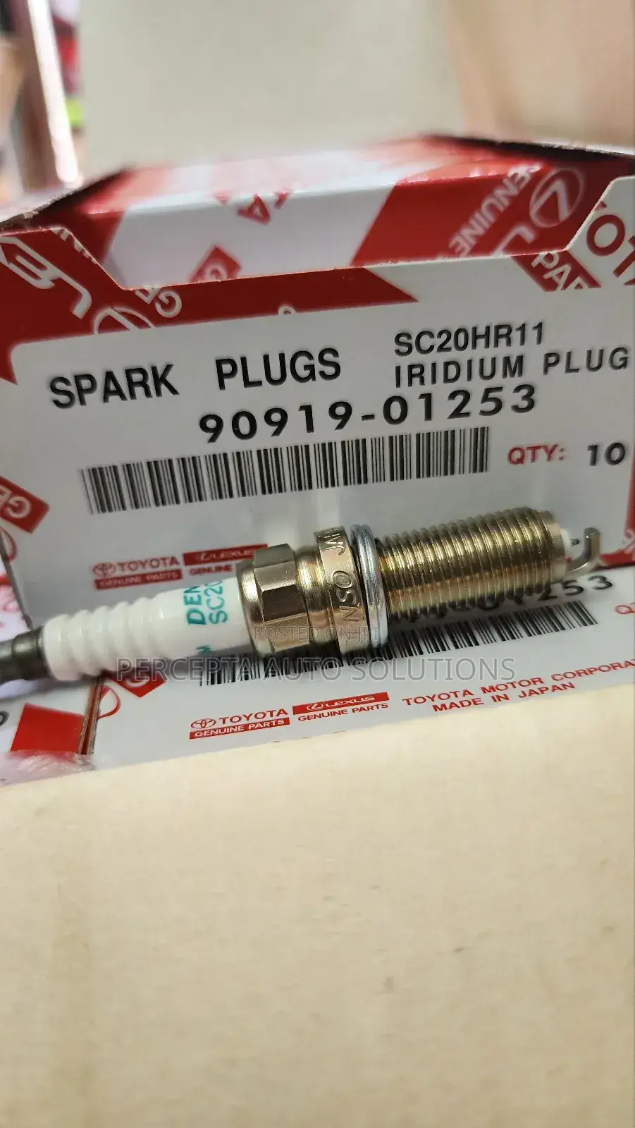 Toyota Corolla/Rav4/Noah/Fielder Spark Plugs Sc20hr11(4pcs)