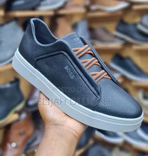 Black Boss Casual Leather Shoes