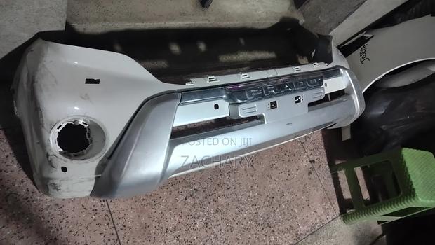 Prado 160 Teardrop Front Bumper Ex Japan - main view
